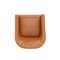 Manhattan Comfort Anna Round Faux Leather Dining Chair in Saddle - Set of 2 2-DC059AR-SA - alternate 3